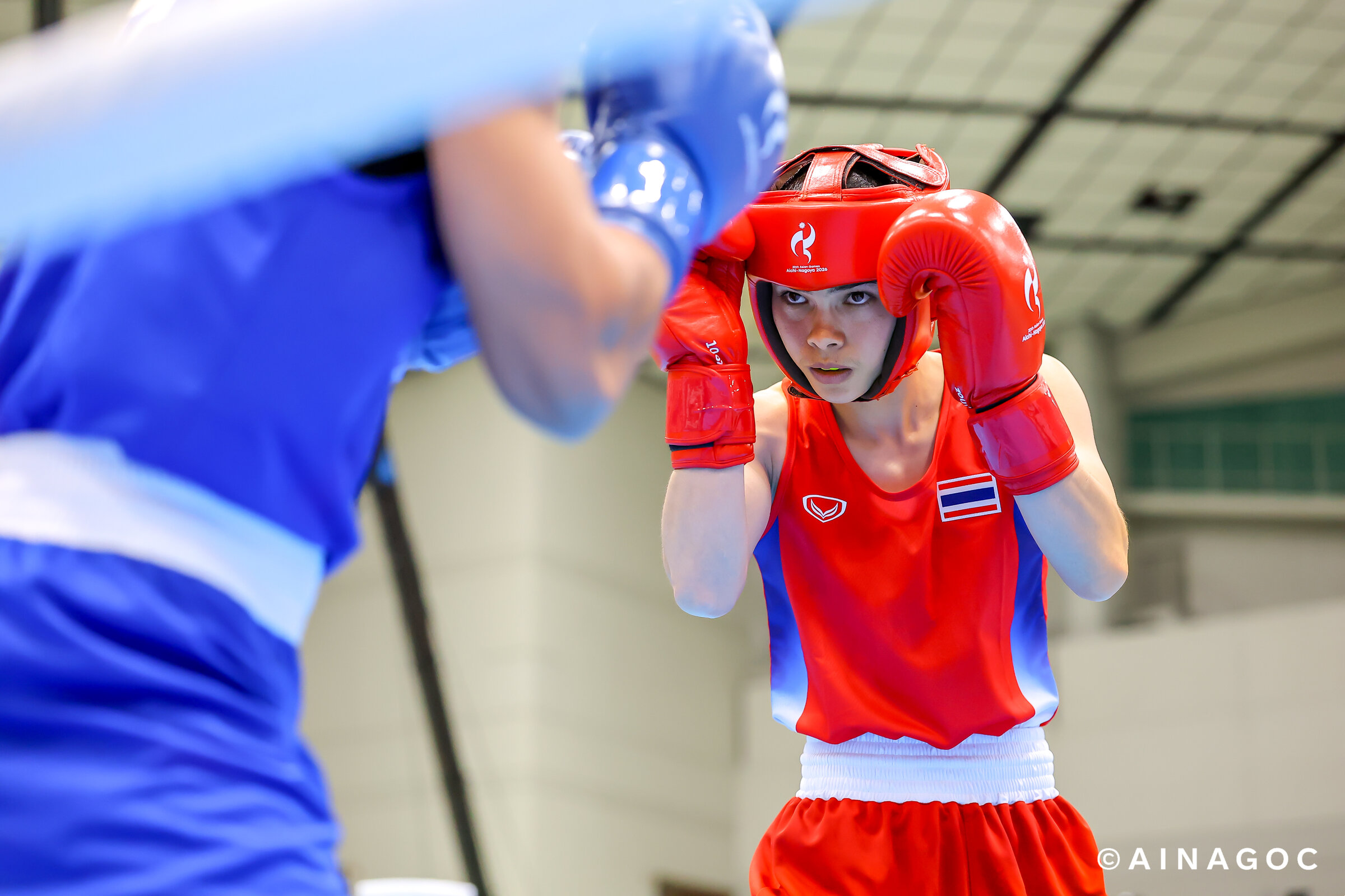 Natnicha Chongprongklang thẳng tiến tứ kết boxing nữ 54kg ASIAD 20