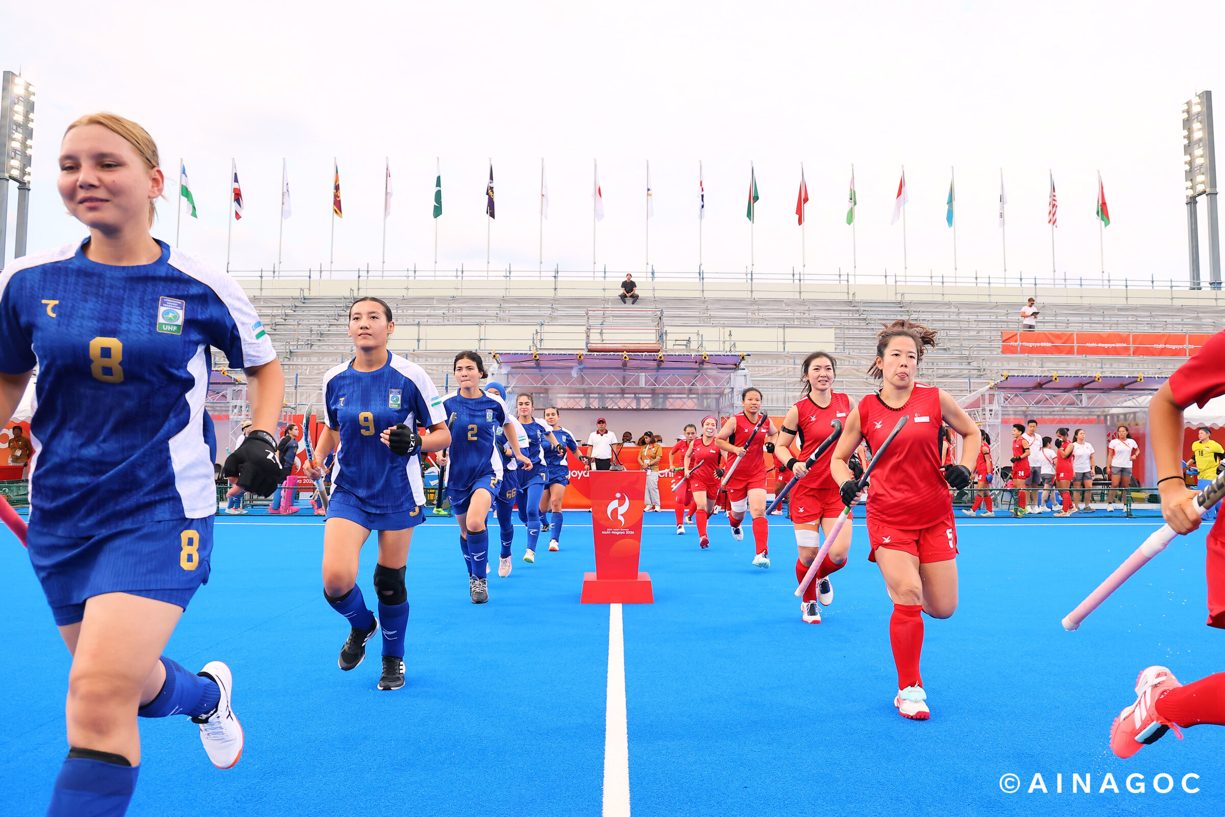 Khúc côn cầu nữ ASIAD 20: Singapore đối đầu Uzbekistan tại Gifu