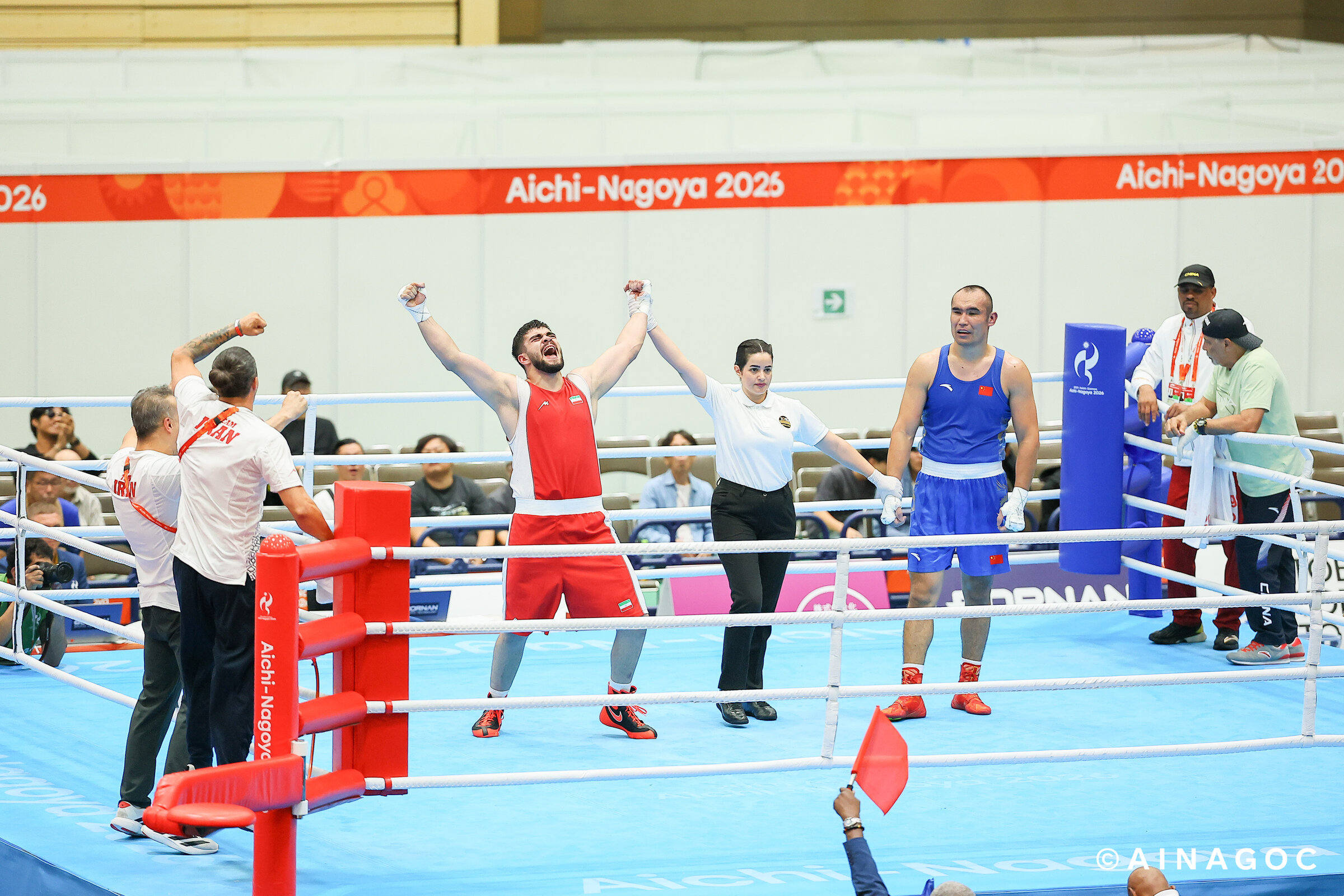 Boxing Asian Games 2026: Esmaeili Vandaei vượt qua Bayikewuzi
