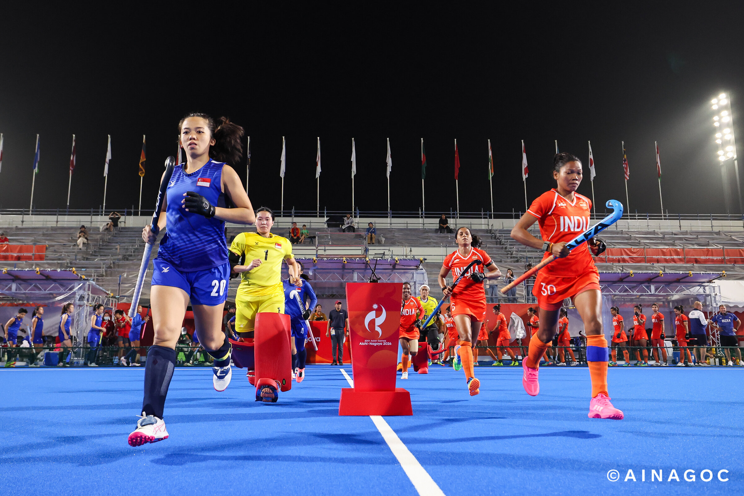 Ấn Độ toàn thắng vòng bảng, thắng Singapore 7-0 tại Asian Games 2026