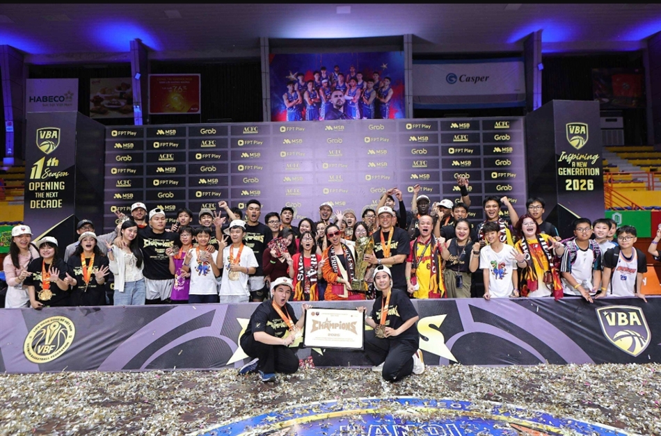 Saigon Heat trở lại ngôi vương, khép lại VBA 2026 bằng chiến thắng thuyết phục