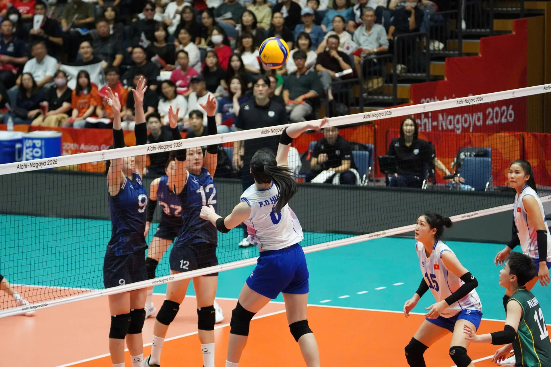 Bóng chuyền nữ Việt Nam ASIAD 20: Thua Hàn Quốc, hướng tới thử thách Trung Quốc