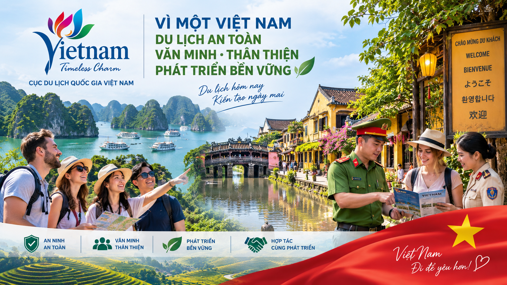 An ninh du lịch Việt Nam được siết chặt, hướng tới điểm đến an toàn và bền vững