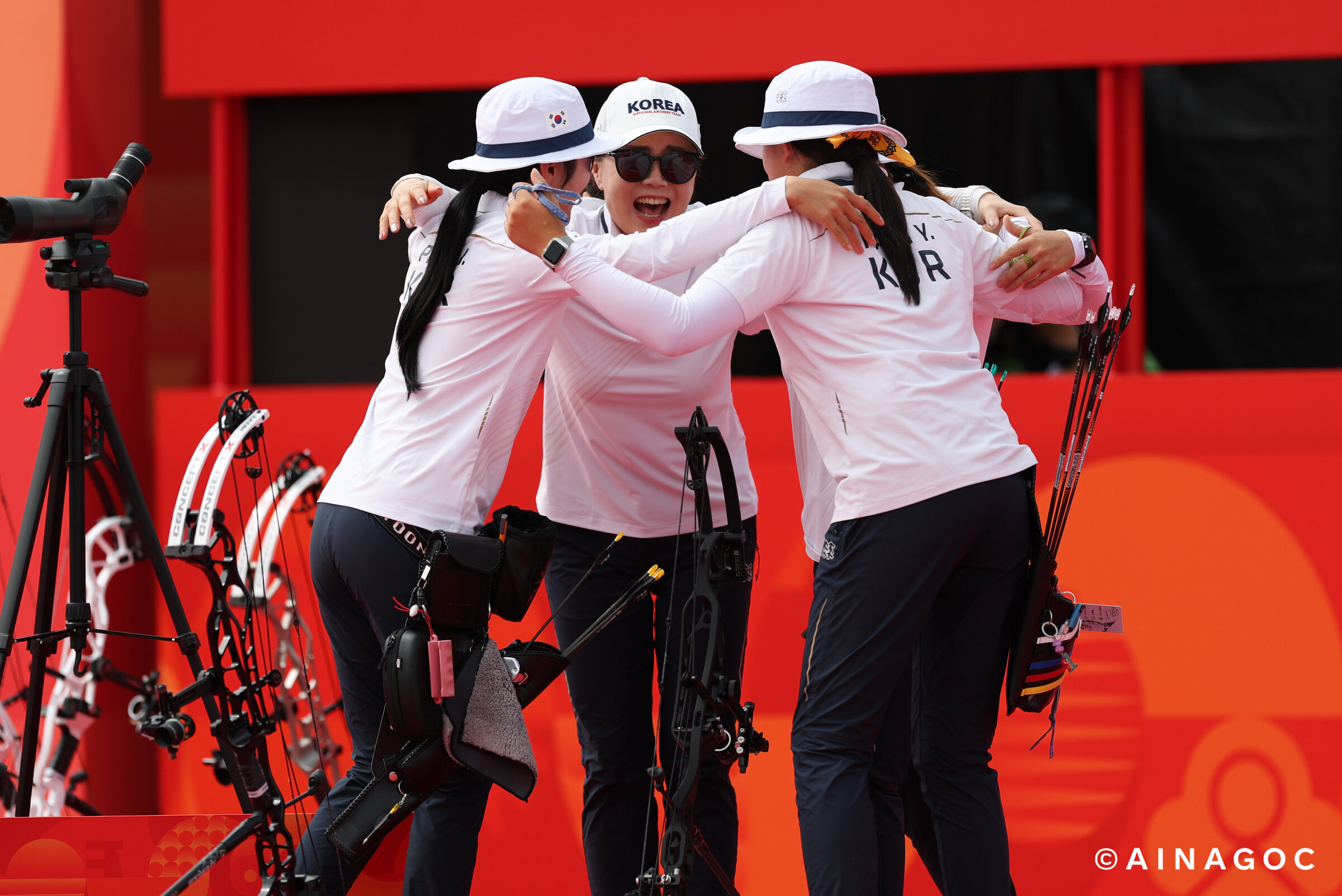 Hàn Quốc thắng nghẹt thở, giành HCĐ cung compound nữ Asian Games 2026