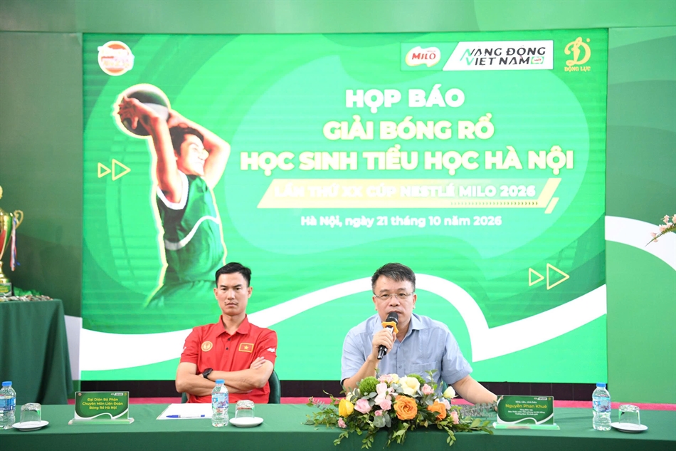 Giải bóng rổ học sinh Tiểu học Hà Nội 2026: 96 đội sẵn sàng tranh tài