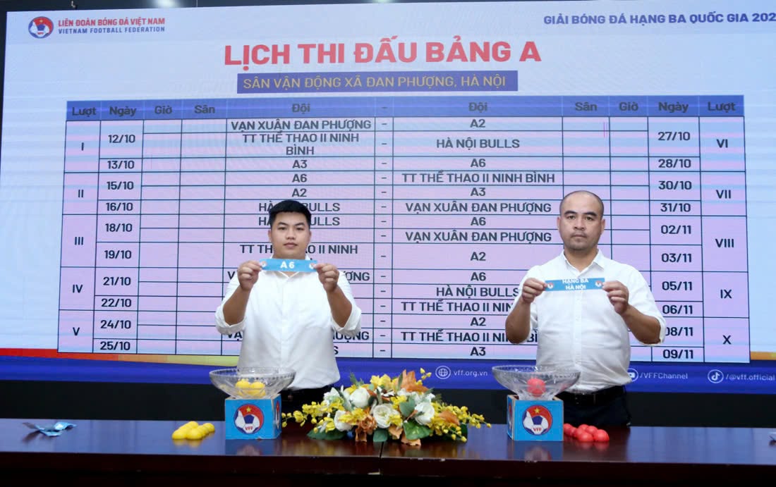 12 đội tranh 4 suất thăng hạng tại Giải hạng Ba quốc gia 2026