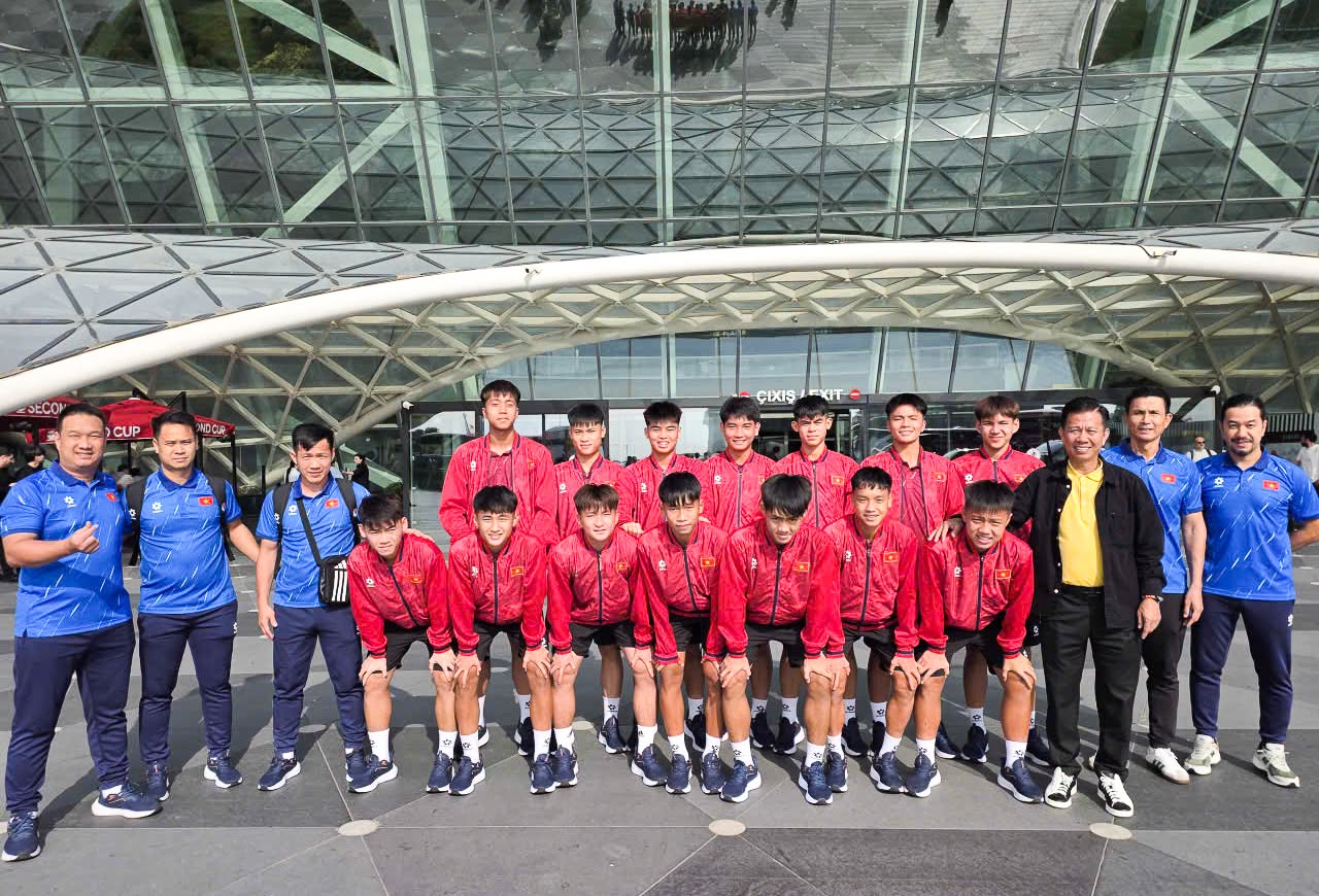 U15 Việt Nam trước giờ ra quân tại FIFA U-15 World Cup & Festival 2026