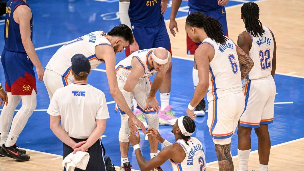 Oklahoma City Thunder tổn thất kép: Thử thách khắc nghiệt trên hành trình bảo vệ tham vọng vô địch NBA