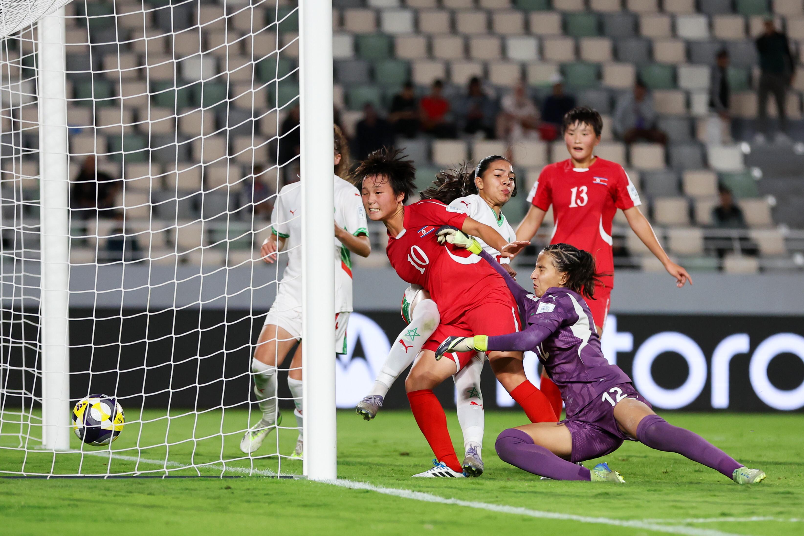 U17 nữ Triều Tiên thắng đậm Morocco 6-0, tiến gần cột mốc lịch sử